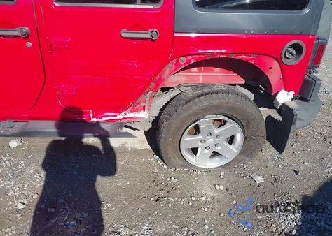 2014 Jeep Wrangler Unlimited Sport from USA, damaged, VIN 1C4BJWDGXEL299034